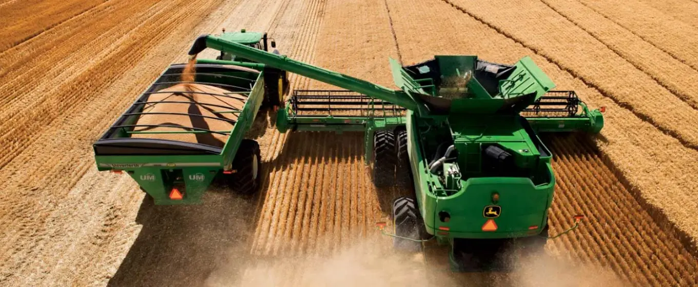 Laser-Maschine in der Landwirtschaft