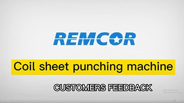 Remcor Coil Sheet Stanz linie-Kunden feedback